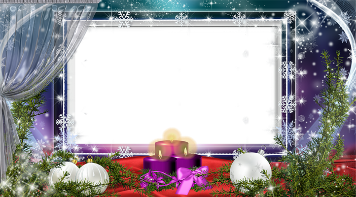 Holiday Picture Frames - กรอบ รูป วัน คริสต์มาส (722x400), Png Download
