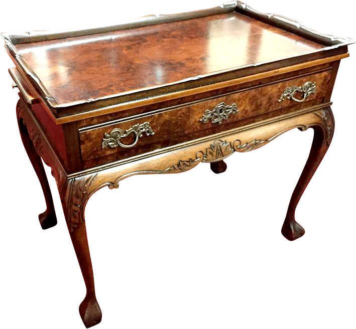 Vintage Tea Table - Furniture (960x720), Png Download