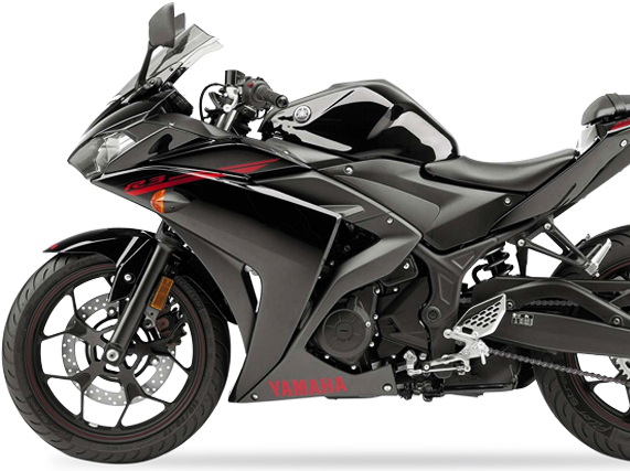 Img - Yamaha R3 Black Hd (800x430), Png Download