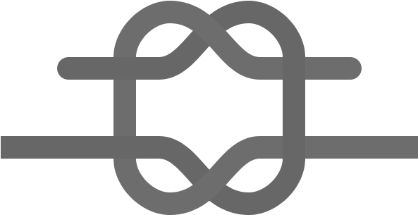 592px-square Knot - Svg - Granny Knot (592x336), Png Download