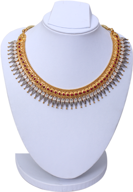 Gold Design Collection - Praveen Jewels (300x408), Png Download