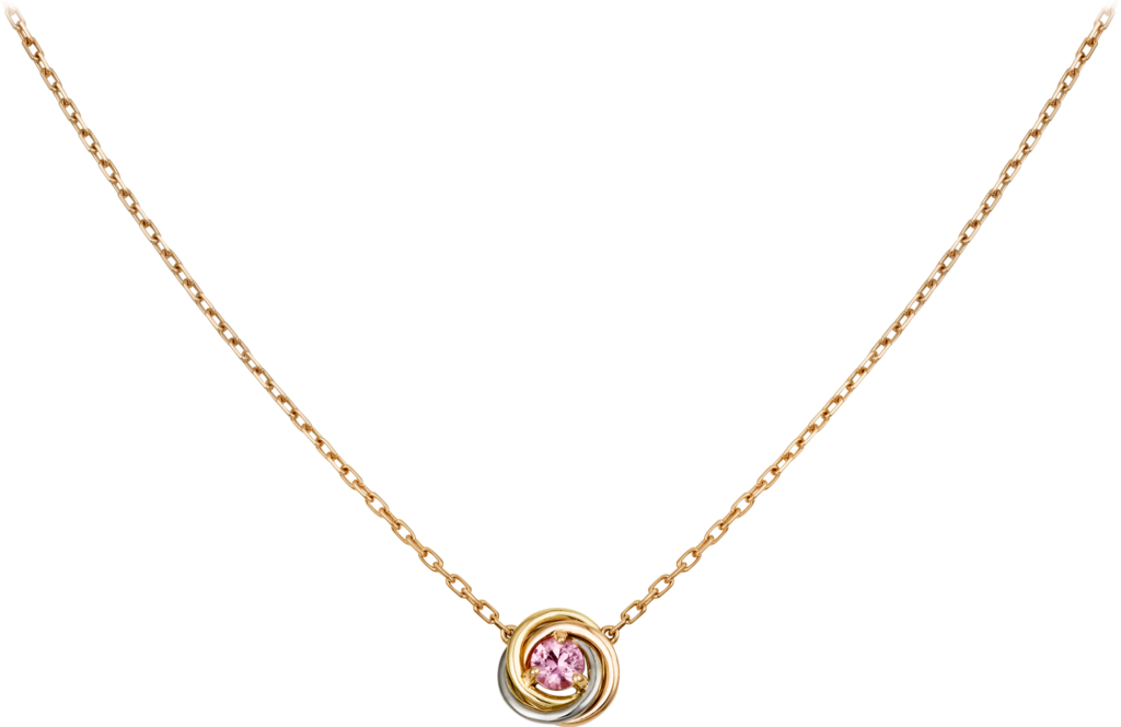 Trinity Necklacewhite Gold, Yellow Gold, Pink Gold, - Number 8 Necklace Gold (1024x664), Png Download