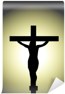 Jesus Christ Cross On The Colorful Cristal Wall In - Christ On The Cross (400x400), Png Download