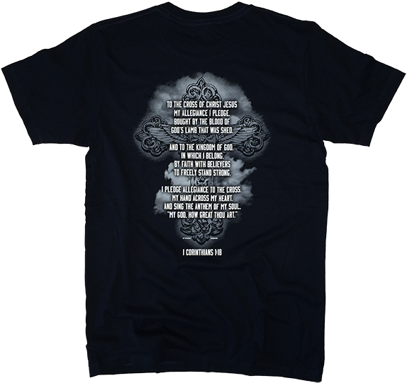 Pledge Allegiance Cross - Snoopy Flying Ace Shirt (600x600), Png Download