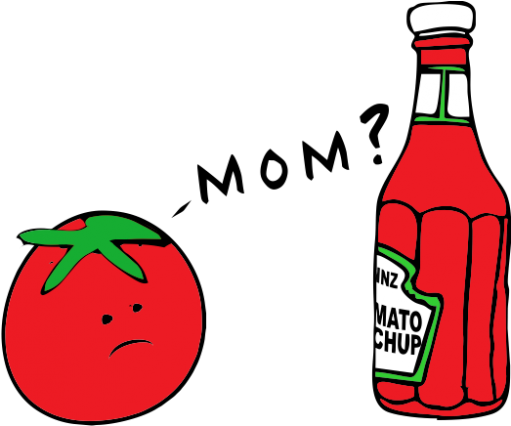 A Tragic Tomato Tale Kids T-shirt - Baby Tomato Cartoon (510x510), Png Download