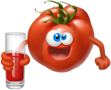 Groente En Fruit Fun - Vector (445x367), Png Download