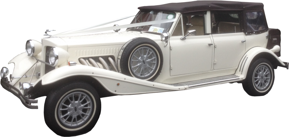 Wedding Car With White Background (1024x533), Png Download