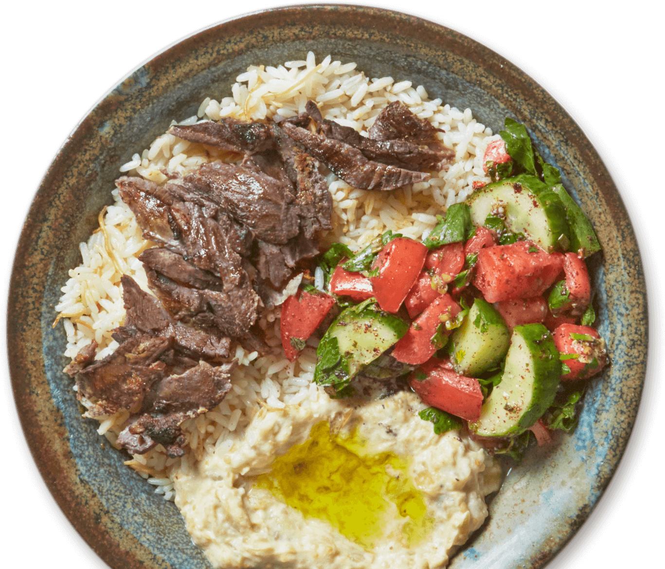 Rice Plate - Rice (1380x1200), Png Download