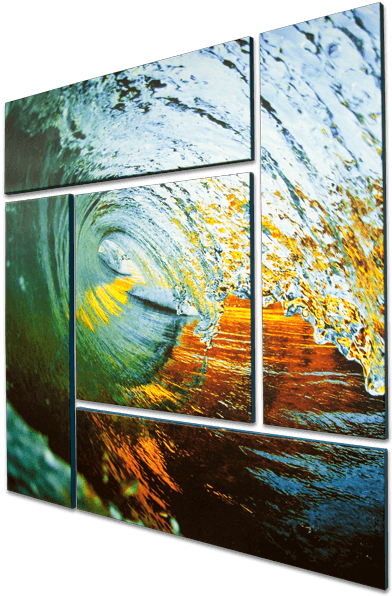 Wall Cluster & Prints Layout - Canvas Print (585x599), Png Download