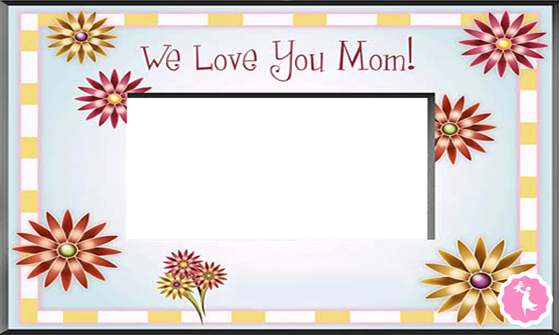 Mothers Day Photo Frame Png (800x480), Png Download