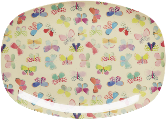 Melamin Rectangular Plate - Rice - Lifestyle, Decoration - Rectangular Melamine (600x600), Png Download