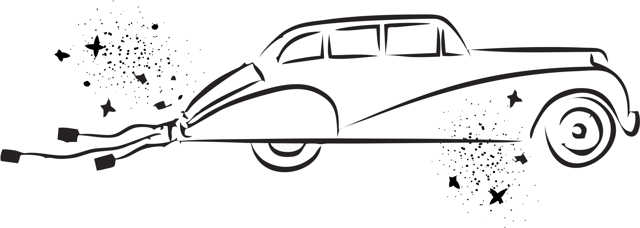 Book Your Wedding Cars If Required - Vintage Car (2362x2362), Png Download