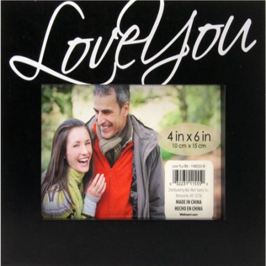 Expression Love You 4x6 Picture Frame (930x1180), Png Download