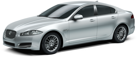 Jaguar Xf - Nissan Tiida Full Tuning (570x260), Png Download