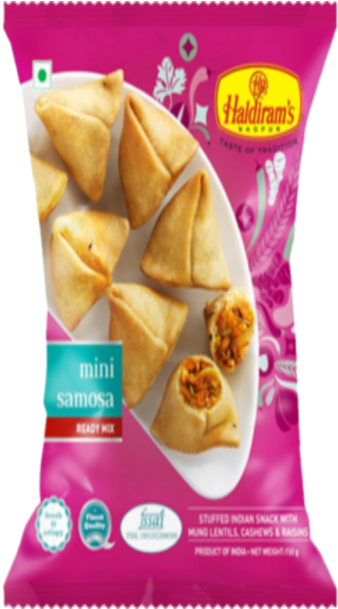 Haldirams Mini Samosa - Haldiram Nagpur Mini Samosa (500x682), Png Download