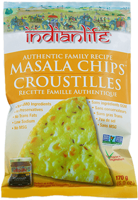 Masala Chips - Indianlife Samosa Chips - 6 Oz Bag (368x460), Png Download