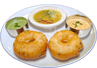 Snacks - Vada With Chatni (350x400), Png Download