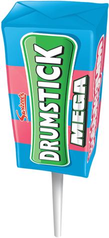 Drumstick Lollies Bubblegum Mega - Swizzels Matlow (500x500), Png Download