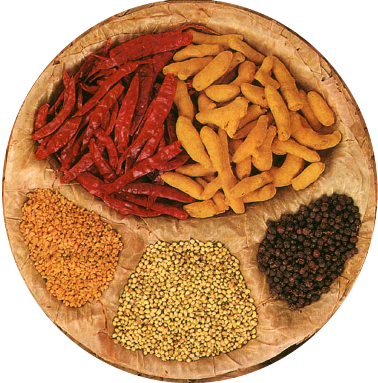 Ajwain Seeds, Bay Leaves - Indian Spices (378x383), Png Download