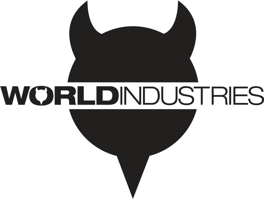 Throwback Devil Logo Sticker - World Industries (1024x1024), Png Download