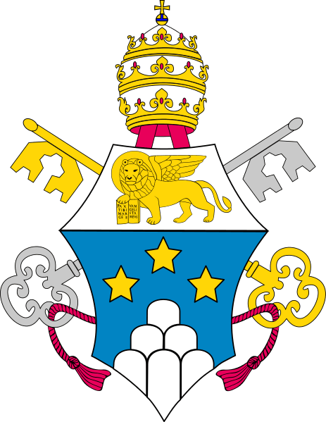 Enlarge This Image - Papal Coat Of Arms John Paul (463x599), Png Download