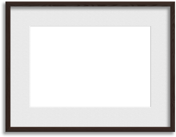 Gallery Frame // Espresso - Mock Object (500x500), Png Download