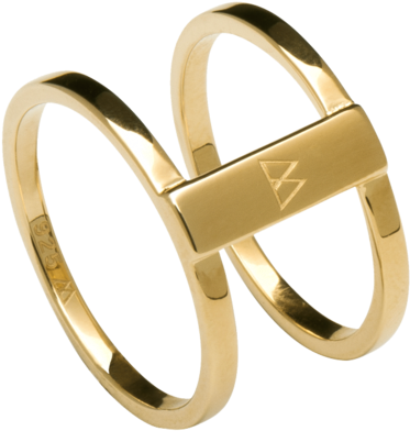 Jaba Gold Ring - Pd Paola Essentials Jaba Gold Ring An01-077 (maat 17) (500x500), Png Download