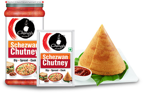 Chings Schezwan Sauce - Ching's Secret Schezwan Chutney Paste (575x461), Png Download