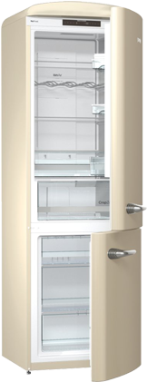 Gorenje Onrk193c, Gorenje Retro Collection Onrk193r - Gorenje Fridge Freezer Cream (450x450), Png Download