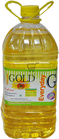Gold Sunflower Oil Png Image - Vegetable Oil (500x500), Png Download