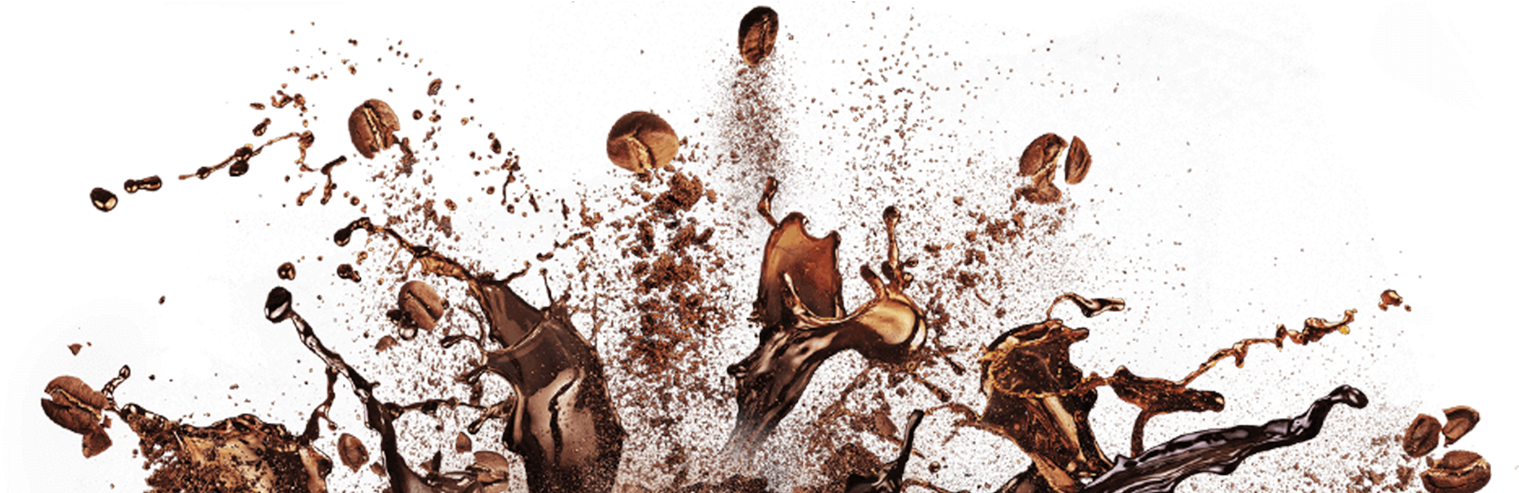 Chicago Coffee - Coffee Beans Transparent Background (1600x540), Png Download