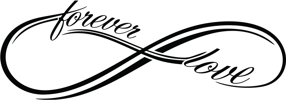 Wandtattoo Symbol Infinity Forever Love Farbwahl Keine - 8 18 18 Wedding Date (1000x750), Png Download