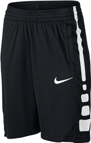 Boys Nike Dry Short Elite Stripe 'black/white' - Nike Shorts Boy Basketball (500x500), Png Download