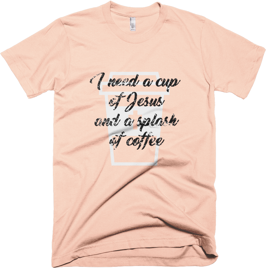 Cup Of Jesus, Splash Of Coffee Shirt - Quien De Amarillo Se Viste En Su Belleza Confia (1000x1000), Png Download