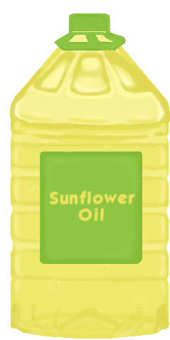 Cooking Oil - Plastic Bottle (473x516), Png Download