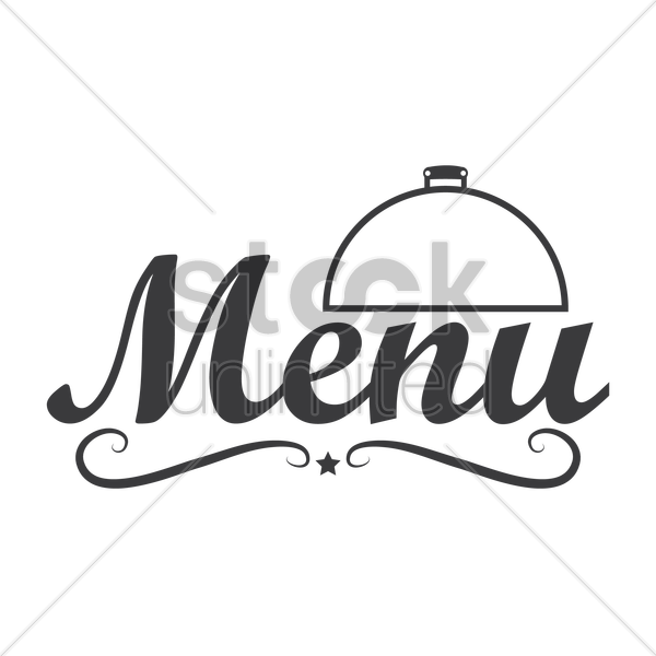 Restaurant Menu Logo Icon Vector Image - Vector Menu Logo Png (600x600), Png Download