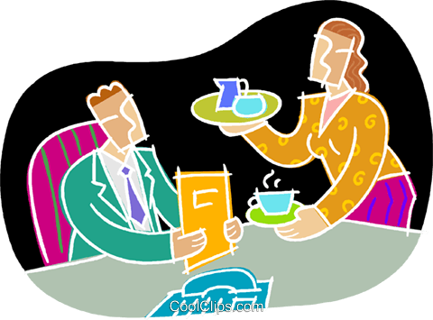 Chalk Style, Restaurant Service Royalty Free Vector - Service Restaurant Clipart (480x355), Png Download