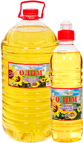 Refined Sunflower Oil - Plastic Bottle (479x556), Png Download