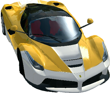 Db Ferrari Laferrari - Centripetal Force Animation (401x334), Png Download