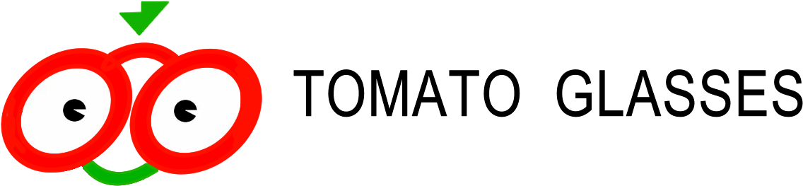 Tomato Glasses Chino Hills - Tomato Glasses Logo (1200x321), Png Download