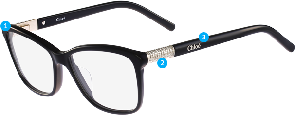 Red Cole Haan Eyeglasses - Chloe Glasses Frames 2017 (618x484), Png Download