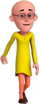 Hole Patlu Character Light - Patlu Png (350x350), Png Download
