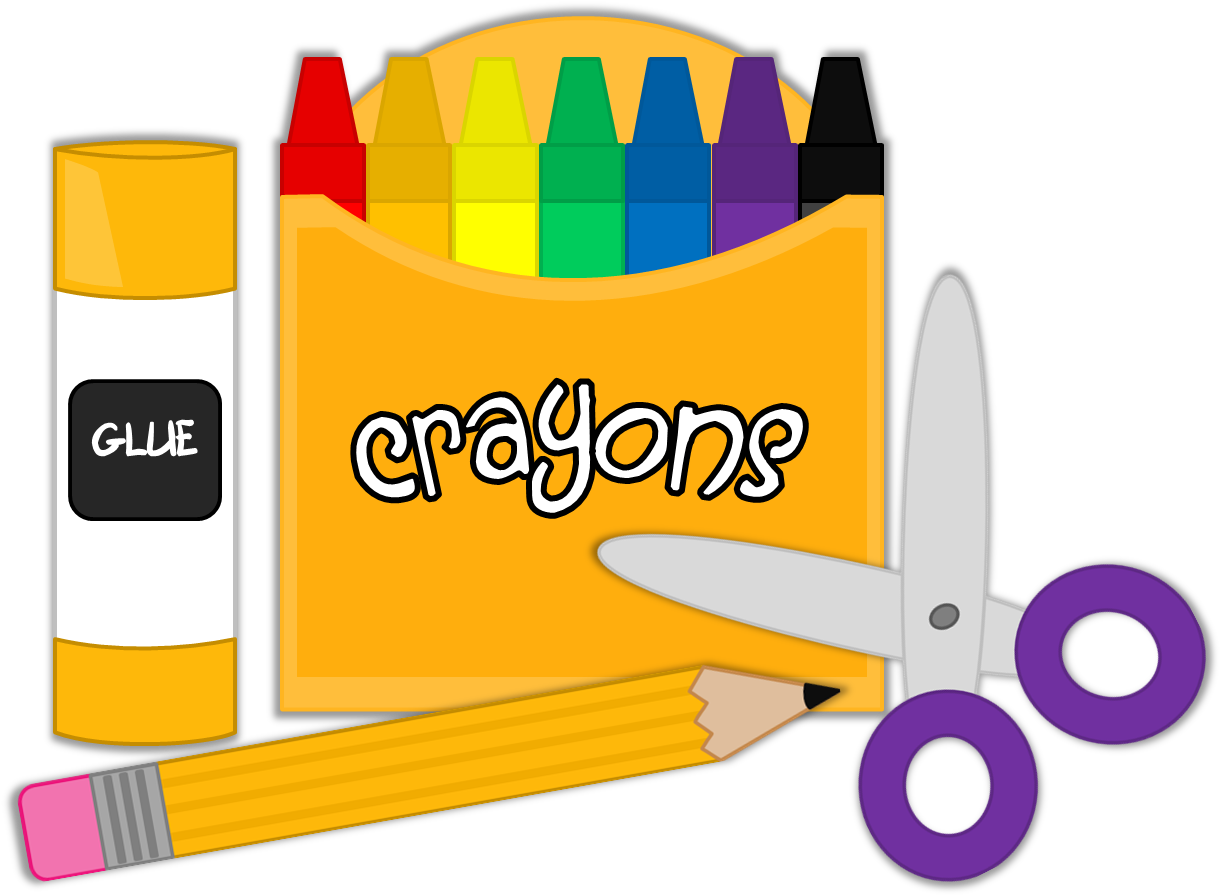 Pre-k School Supplies - Elementary School Supplies (1278x985), Png Download