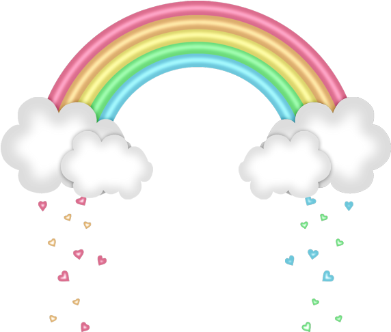 Photoshop Clipart Colourful - Rainbow Pastel Clipart (600x600), Png Download