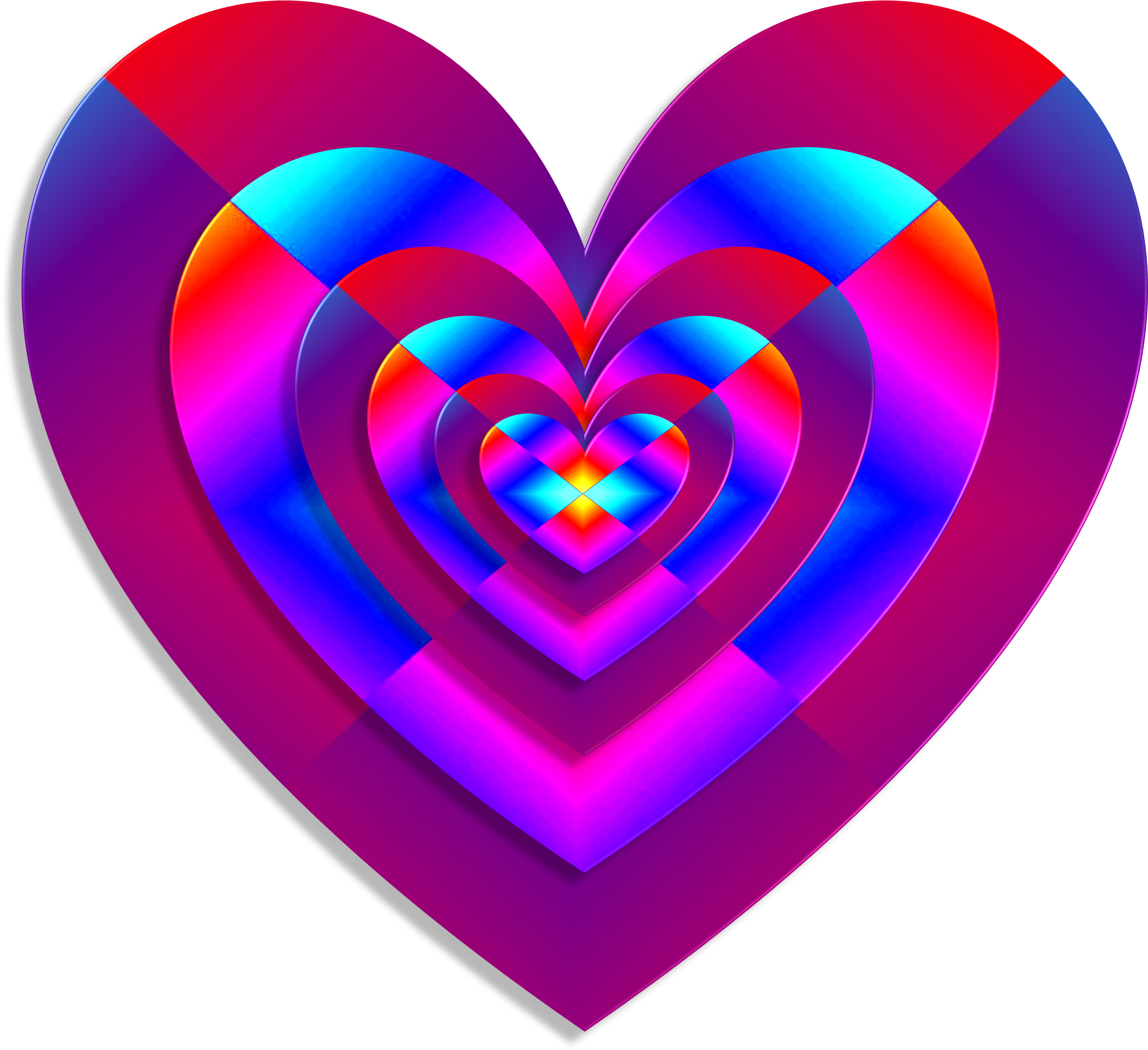 Valentine Love Heart Design 631705 - Love Heart (2686x2459), Png Download