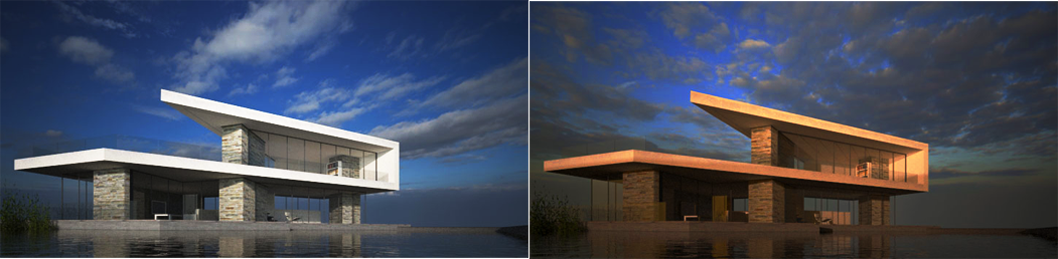 Example Render Sky - Brutalist Architecture (1058x259), Png Download
