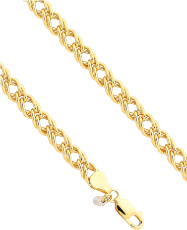 Gold Fusion Bracelet - Chain (376x480), Png Download
