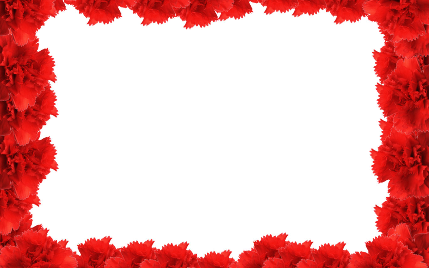 Flower Frame Png Images Transparent Free Download Pngmartcom - Flower Photo Frame Png (1368x855), Png Download