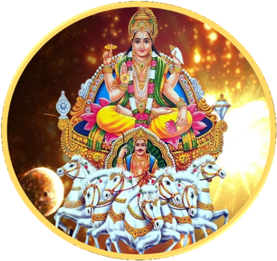 Chalisa Sangrah - Surya Dev Image Hd (651x615), Png Download