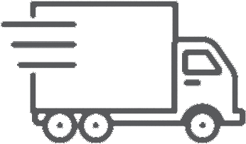 Free Delivery - Truck Icon Line (405x299), Png Download